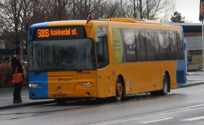 City-Trafik 2542/ST97985 på linje 500S i Farum 5/2-2013. Foto: ©René Thaulov Nielsen