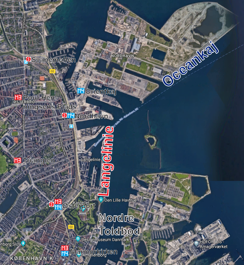 Kort: Københavns Havn