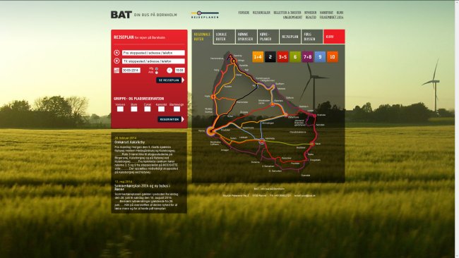 BAT Trafikselskabet på Bornholm, der også selv udfører en stor del af rutekørslen. 