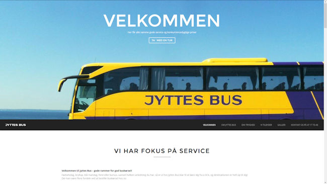 Jyttes Bus Busselskab med base ved Ølstykke.