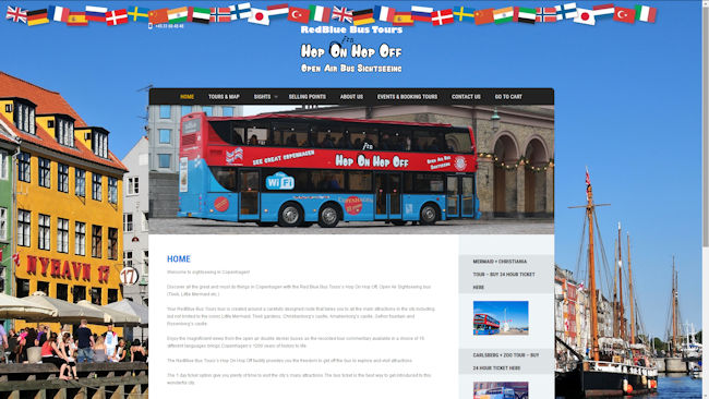 Red Blue Bus Tours Open Top Sightseeing